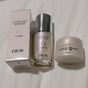 Dior Capture Totale Le Sérum and cream face and neck travel size